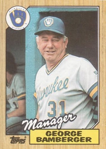 #468 George Bamberger - Milwaukee Brewers - 1987 Topps Baseball