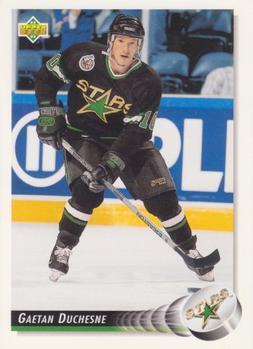 #469 Gaetan Duchesne - Minnesota North Stars - 1992-93 Upper Deck Hockey