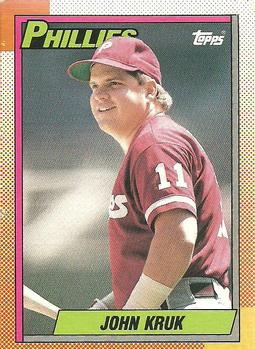 #469 John Kruk - Philadelphia Phillies - 1990 O-Pee-Chee Baseball