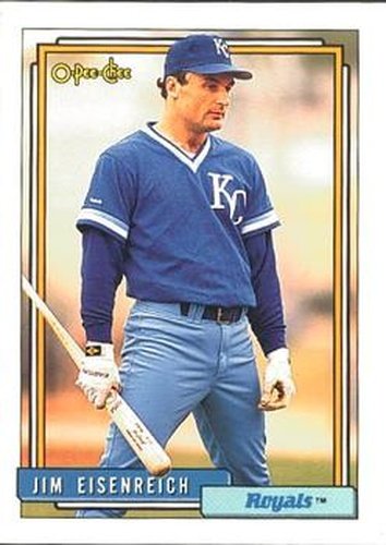 #469 Jim Eisenreich - Kansas City Royals - 1992 O-Pee-Chee Baseball
