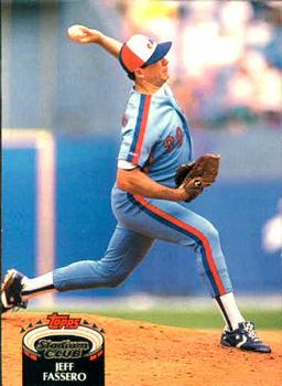 #469 Jeff Fassero - Montreal Expos - 1992 Stadium Club Baseball