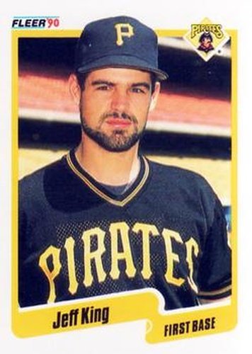 #469 Jeff King - Pittsburgh Pirates - 1990 Fleer USA Baseball
