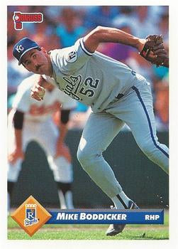 #469 Mike Boddicker - Kansas City Royals - 1993 Donruss Baseball