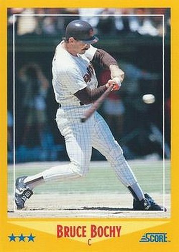 #469 Bruce Bochy - San Diego Padres - 1988 Score Baseball