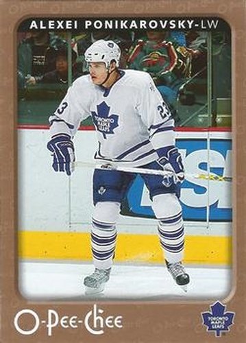 #469 Alexei Ponikarovsky - Toronto Maple Leafs - 2006-07 O-Pee-Chee Hockey