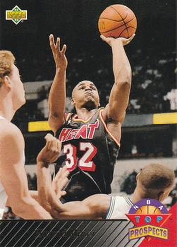#469 Harold Miner - Miami Heat - 1992-93 Upper Deck Basketball