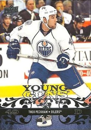 #469 Theo Peckham - Edmonton Oilers - 2008-09 Upper Deck Hockey