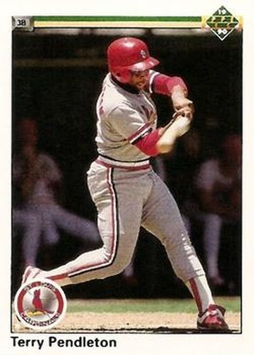 #469 Terry Pendleton - St. Louis Cardinals - 1990 Upper Deck Baseball