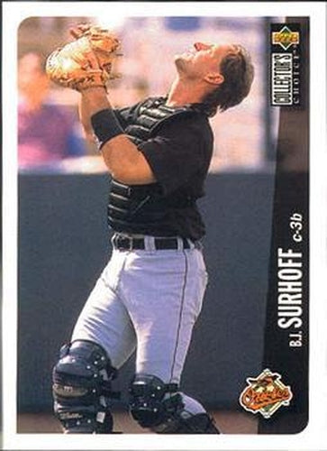 #469 B.J. Surhoff - Baltimore Orioles - 1996 Collector's Choice Baseball