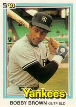 #469 Bobby Brown - New York Yankees - 1981 Donruss Baseball