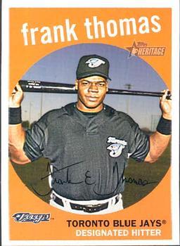 #469 Frank Thomas - Toronto Blue Jays - 2008 Topps Heritage Baseball