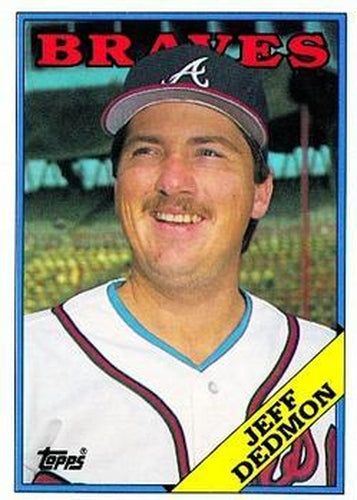 #469 Jeff Dedmon - Atlanta Braves - 1988 Topps Baseball