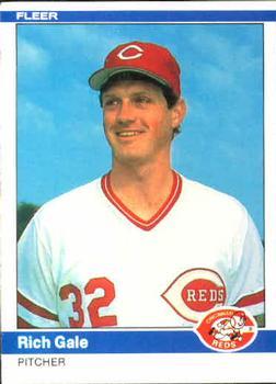 #469 Rich Gale - Cincinnati Reds - 1984 Fleer Baseball