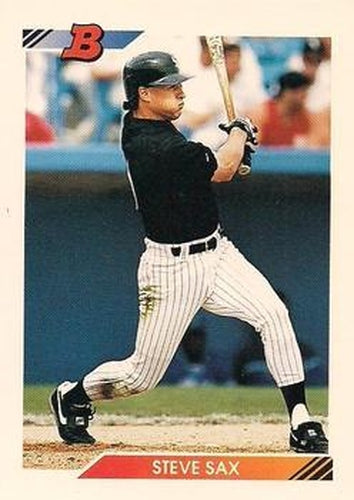 #469 Steve Sax - Chicago White Sox - 1992 Bowman Baseball