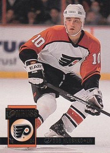 #469 Todd Hlushko - Philadelphia Flyers - 1993-94 Donruss Hockey
