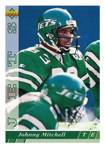 #469 Johnny Mitchell - New York Jets - 1993 Upper Deck Football