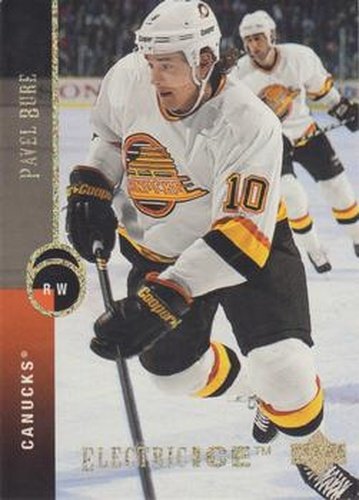 #469 Pavel Bure - Vancouver Canucks - 1994-95 Upper Deck Hockey - Electric Ice