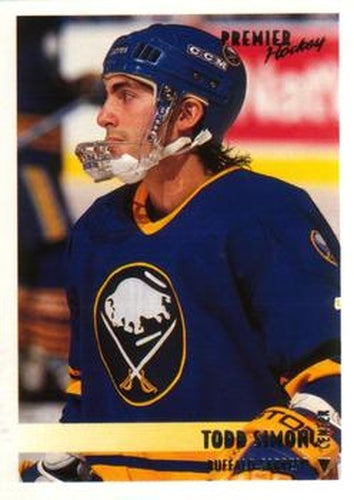 #469 Todd Simon - Buffalo Sabres - 1994-95 O-Pee-Chee Premier Hockey
