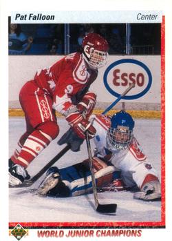 #469 Pat Falloon - Canada - 1990-91 Upper Deck Hockey