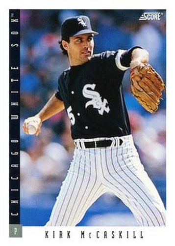 #469 Kirk McCaskill - Chicago White Sox - 1993 Score Baseball