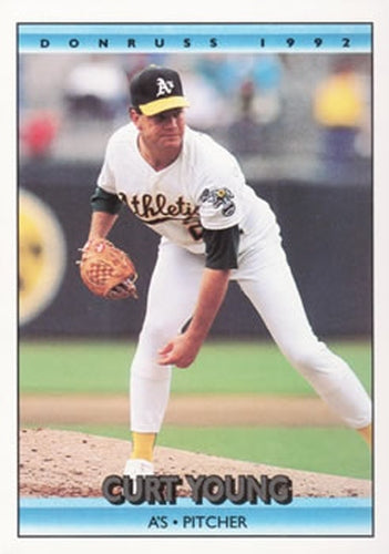 #469 Curt Young - Oakland Athletics - 1992 Donruss Baseball