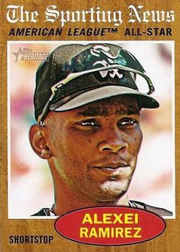 #469 Alexei Ramirez - Chicago White Sox - 2011 Topps Heritage Baseball