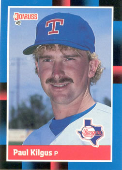 #469 Paul Kilgus - Texas Rangers - 1988 Donruss Baseball