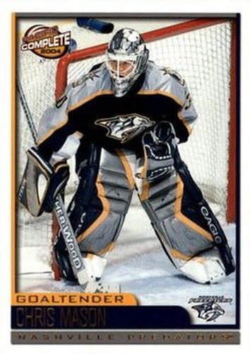 #469 Chris Mason - Nashville Predators - 2003-04 Pacific Complete Hockey