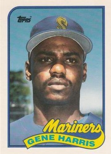 #46T Gene Harris - Seattle Mariners - 1989 Topps Traded Baseball