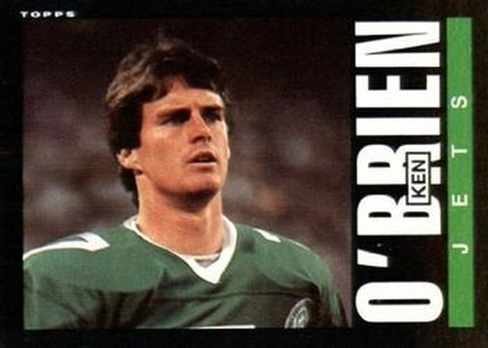 #346 Ken O'Brien - New York Jets - 1985 Topps Football