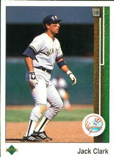 #346 Jack Clark - New York Yankees - 1989 Upper Deck Baseball