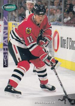 #46 Jeff Shantz - Chicago Blackhawks - 1994-95 Parkhurst Hockey