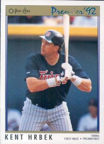 #46 Kent Hrbek - Minnesota Twins - 1992 O-Pee-Chee Premier Baseball