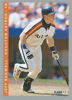 #46 Jeff Bagwell - Houston Astros - 1993 Fleer Baseball