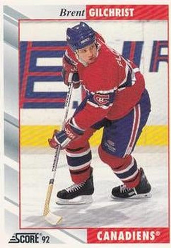 #46 Brent Gilchrist - Montreal Canadiens - 1992-93 Score USA Hockey