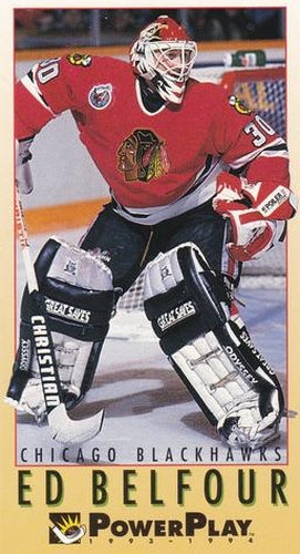 #46 Ed Belfour - Chicago Blackhawks - 1993-94 Fleer PowerPlay Hockey