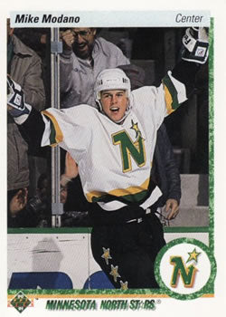 #46 Mike Modano - Minnesota North Stars - 1990-91 Upper Deck Hockey
