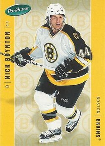 #46 Nick Boynton - Boston Bruins - 2005-06 Parkhurst Hockey