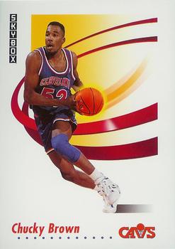 #46 Chucky Brown - Cleveland Cavaliers - 1991-92 SkyBox Basketball