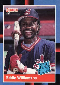 #46 Eddie Williams - Cleveland Indians - 1988 Donruss Baseball