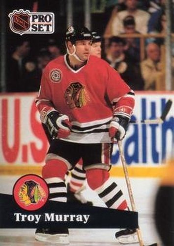 #46 Troy Murray - 1991-92 Pro Set Hockey