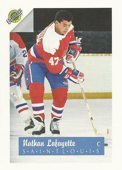 #46 Nathan LaFayette - St. Louis Blues - 1991 Ultimate Draft Hockey