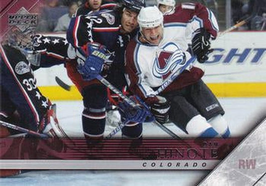 #46 Dan Hinote - Colorado Avalanche - 2005-06 Upper Deck Hockey