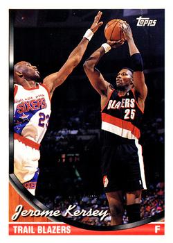 #46 Jerome Kersey - Portland Trail Blazers - 1993-94 Topps Basketball