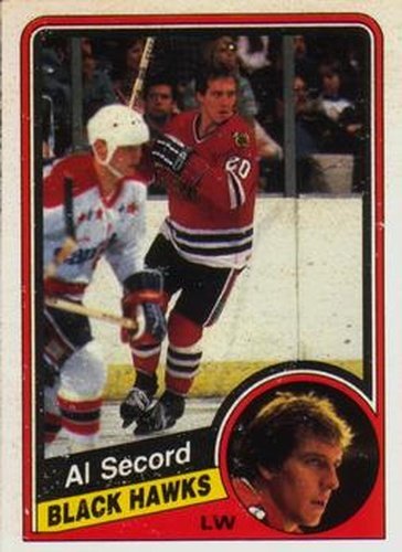 #46 Al Secord - Chicago Blackhawks - 1984-85 O-Pee-Chee Hockey