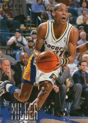 #46 Reggie Miller - Indiana Pacers - 1996-97 Fleer Basketball