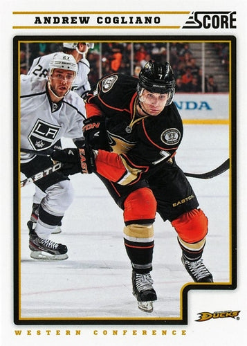 #46 Andrew Cogliano - Anaheim Ducks - 2012-13 Score Hockey