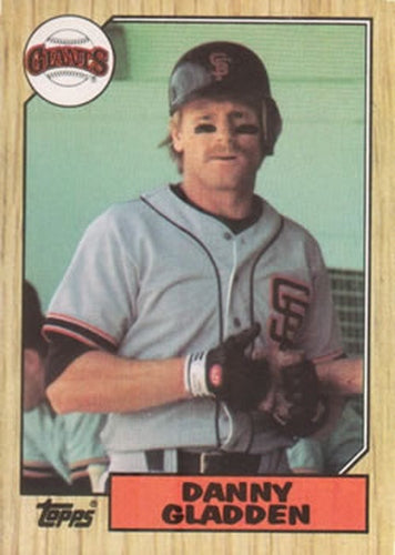 #46 Danny Gladden - San Francisco Giants - 1987 Topps Baseball