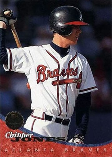 #46 Chipper Jones - Atlanta Braves - 1994 Leaf Baseball