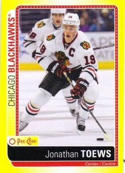 #S-JT Jonathan Toews - Chicago Blackhawks - 2013-14 O-Pee-Chee Hockey - Stickers